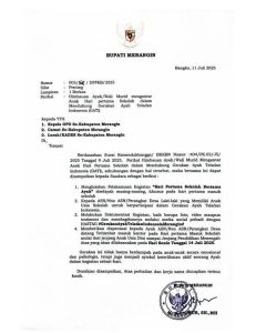 Surat himbauan bupati merangin 